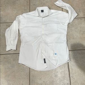 Jos A Bank White Dress Shirt